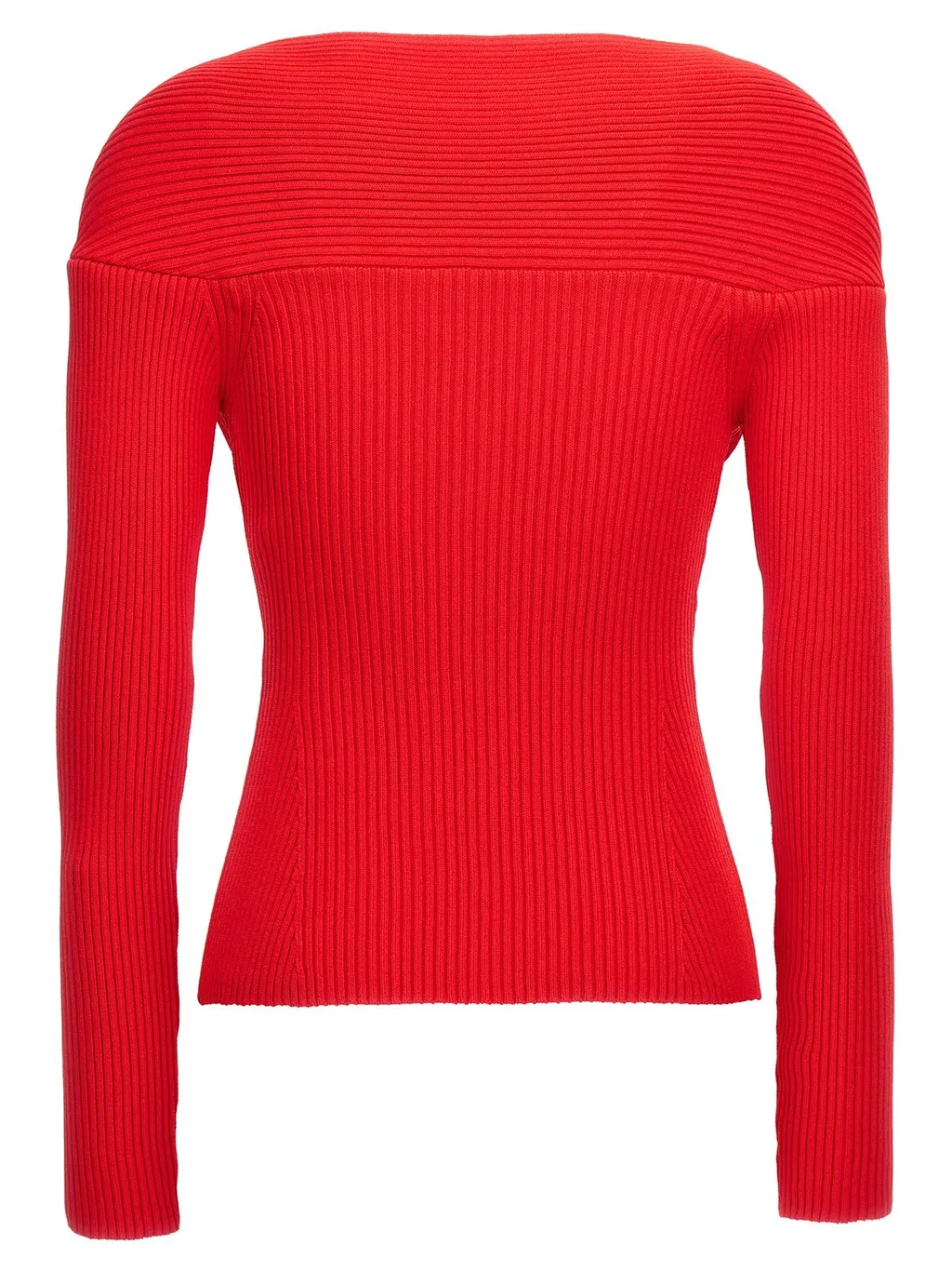 Ribbed-Knit Bustier Top