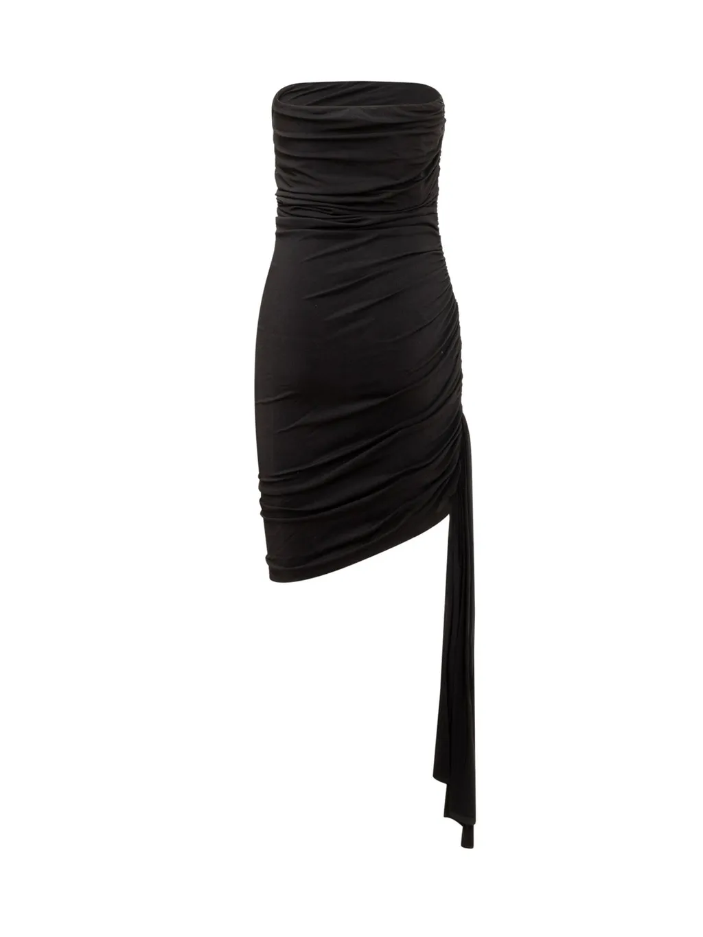 Ruched Strapless Mini Dress