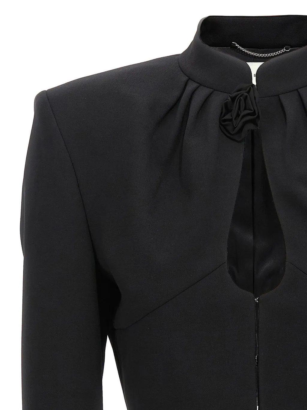 Cut-Out Cropped Jacket