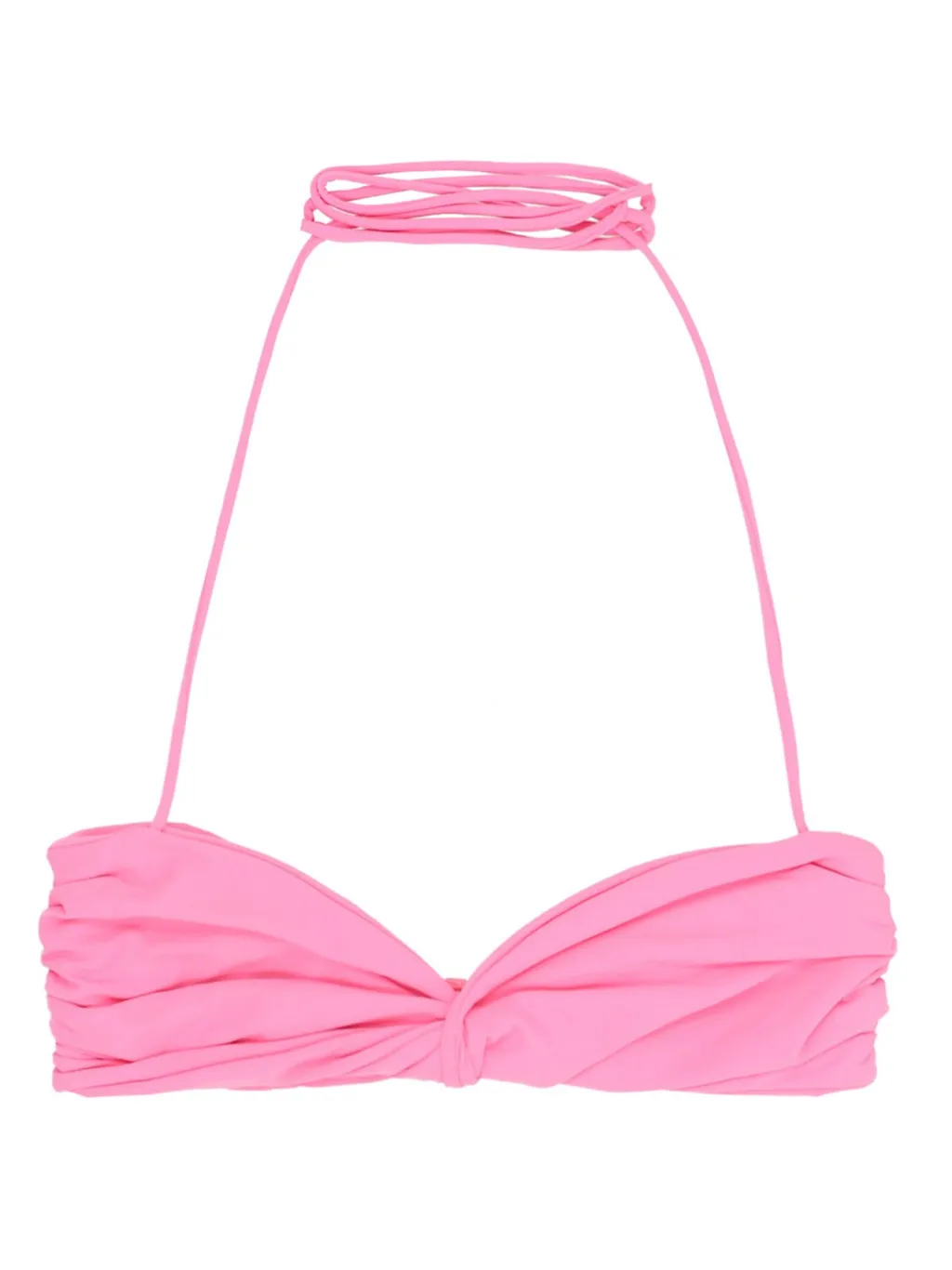 Knot Detailed Halterneck Bikini Top