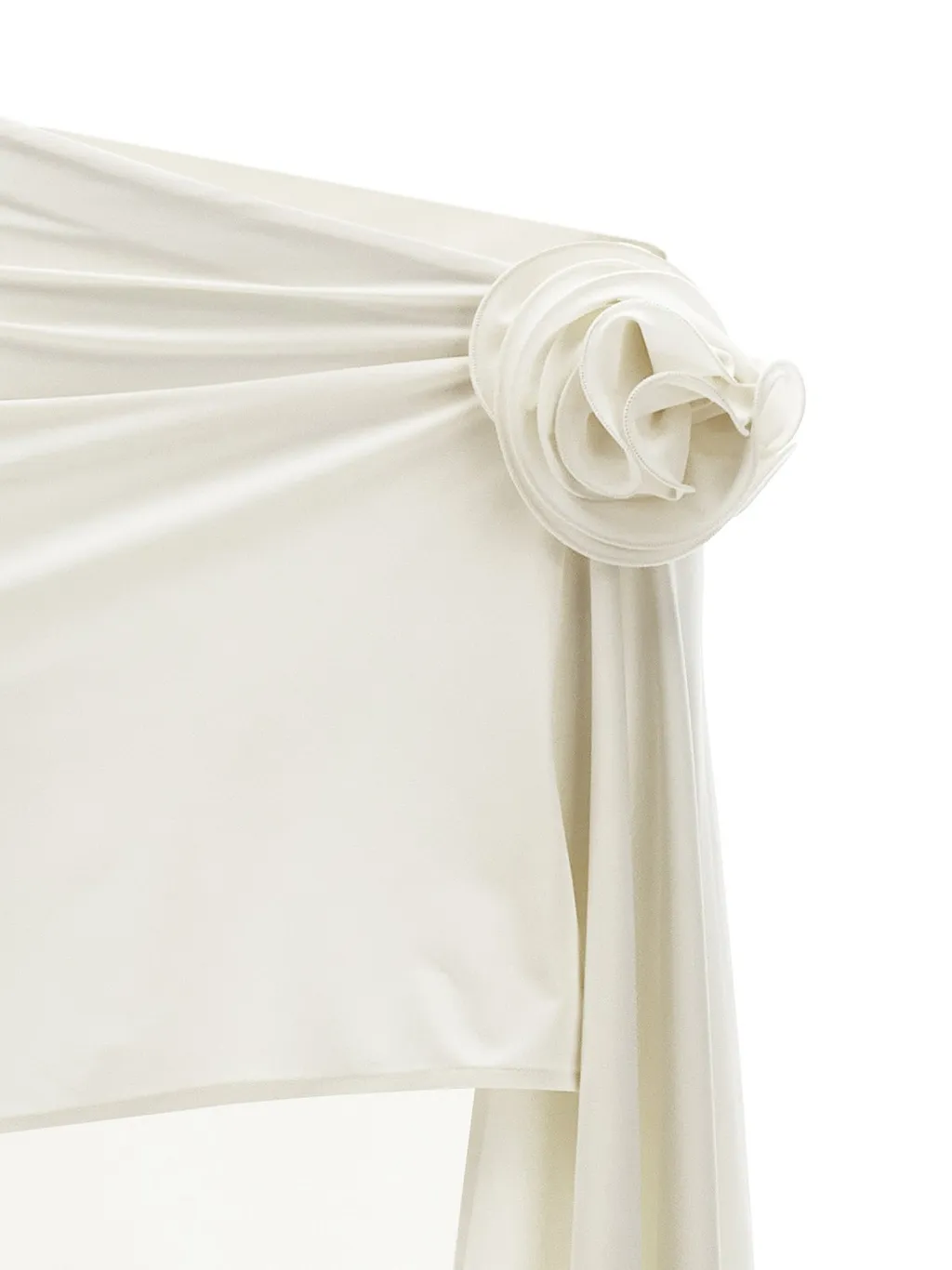 Asymmetric Draped Mini Skirt