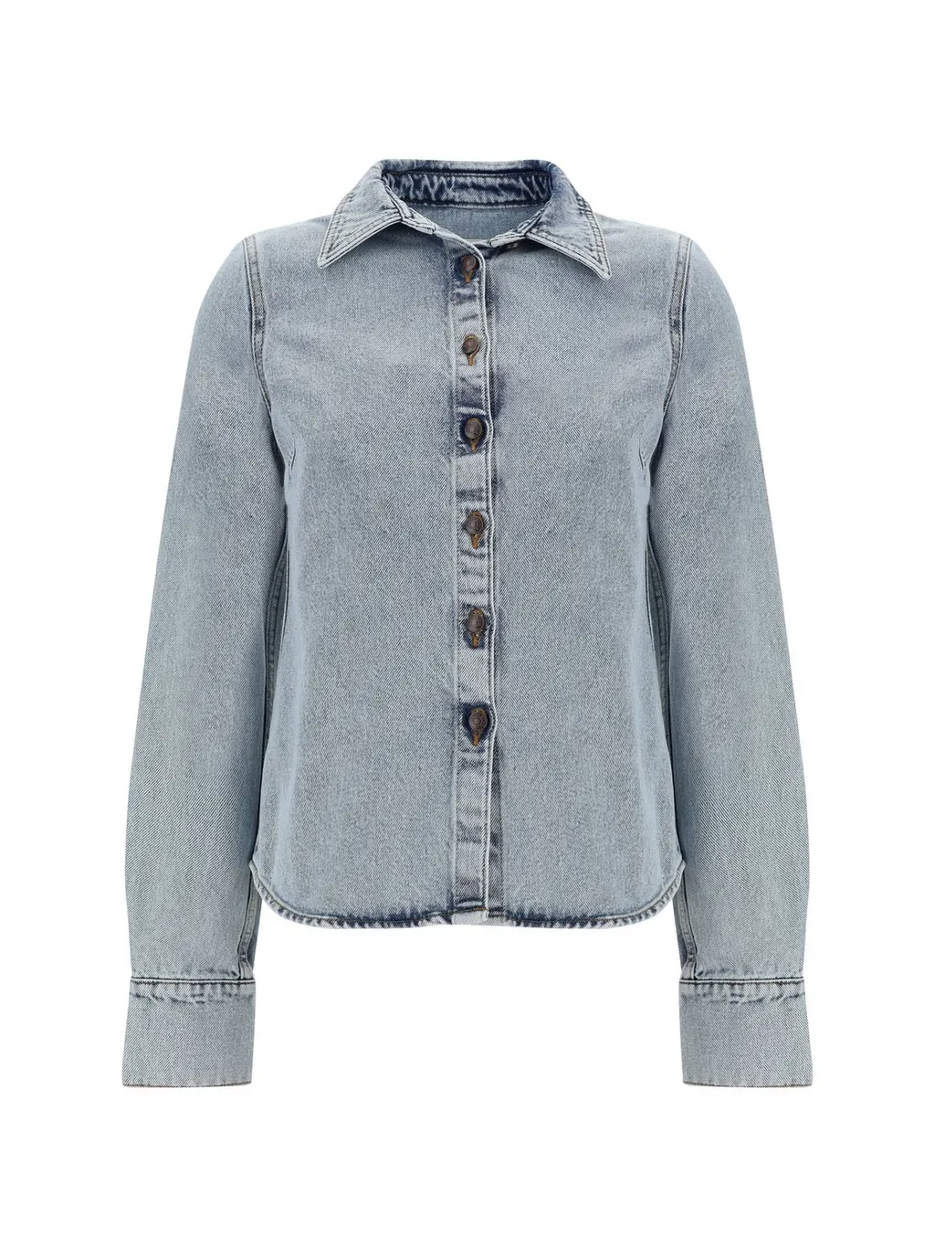 Fitted Denim Shirt