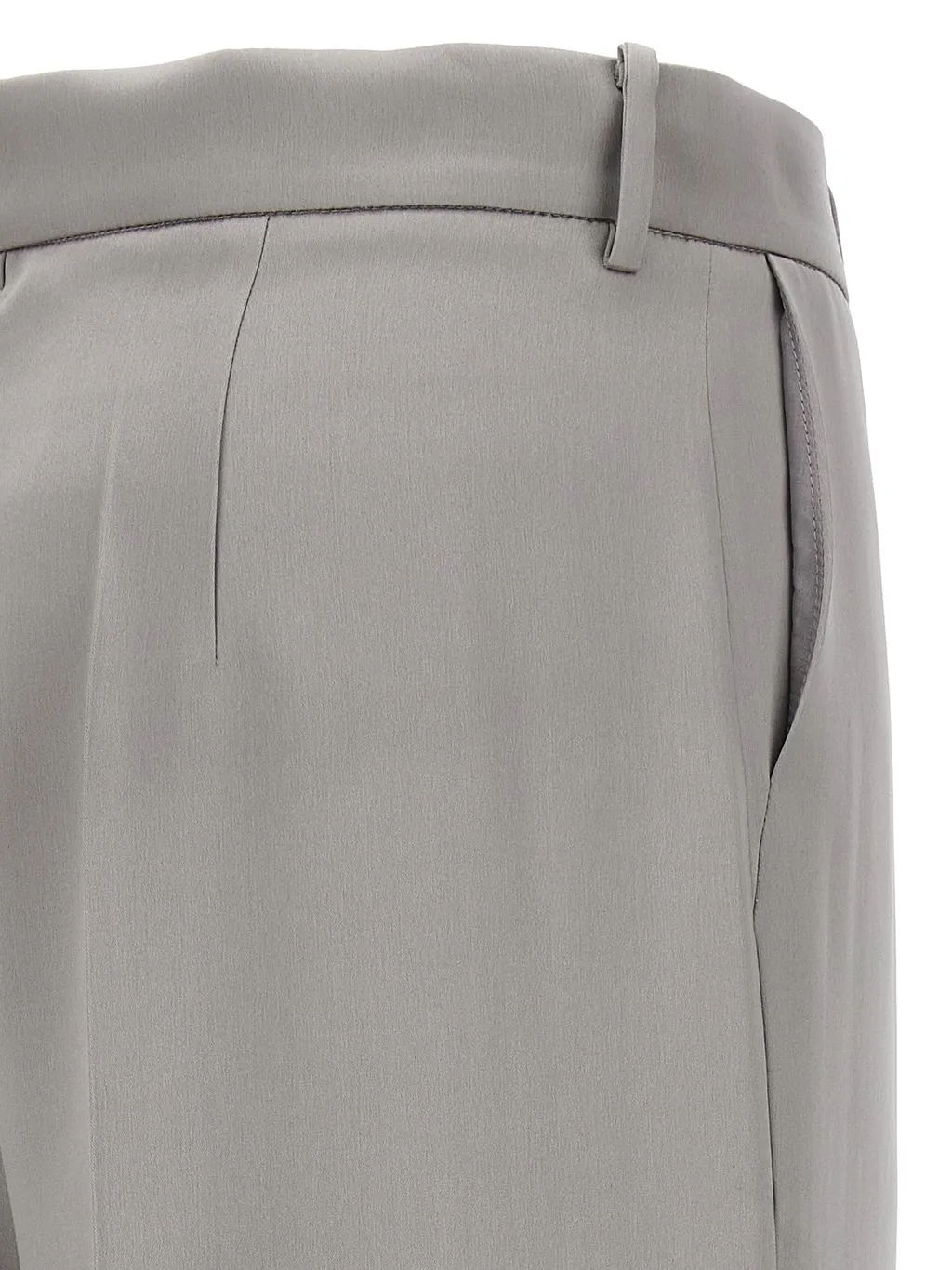 High-Waist Wide-Leg Trousers