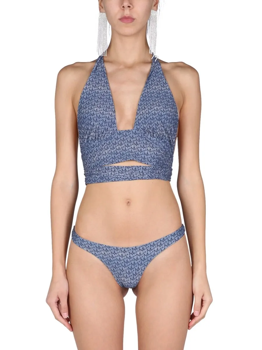 Monogram Bikini Top