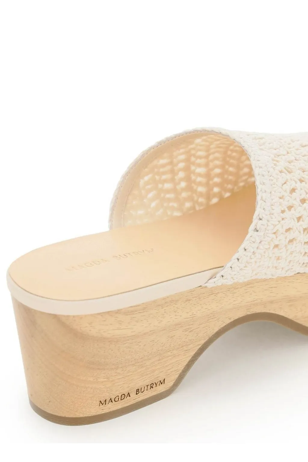 Crochet Clog Round Toe Mules