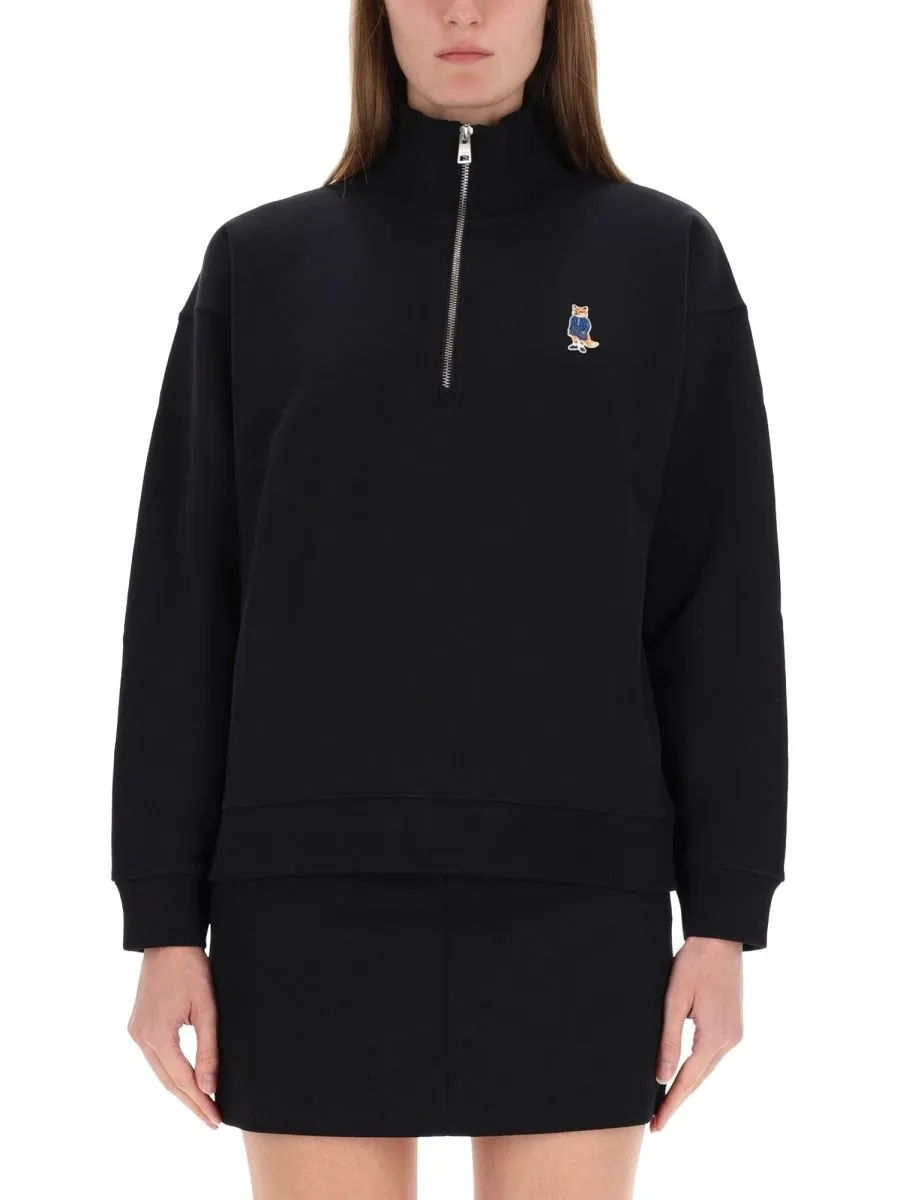 Dressed Fox Half Zip Sweatshirt
