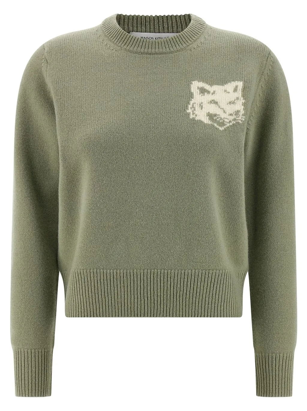 Fox Head Intarsia Regular Jumper