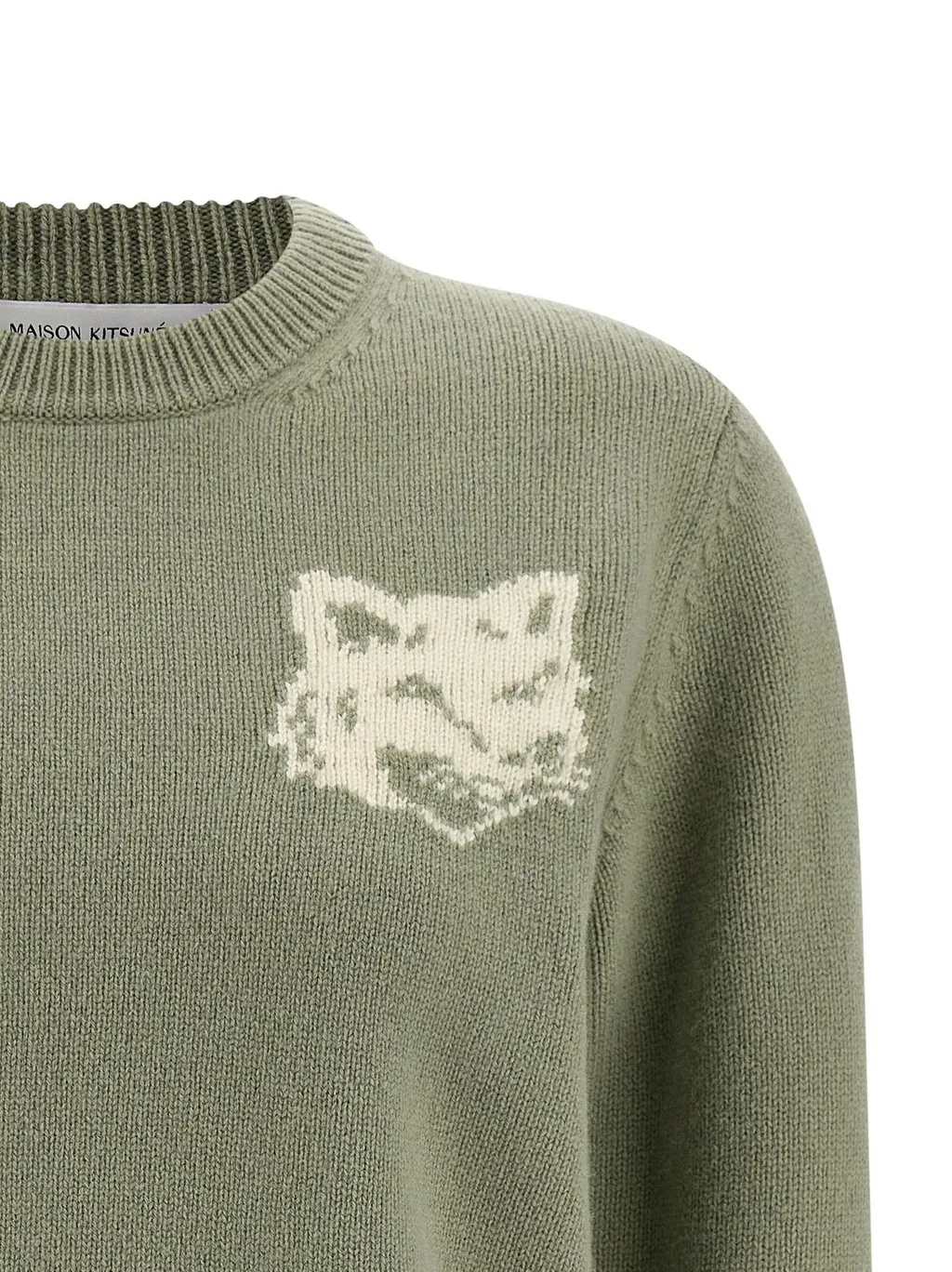 Fox Head Intarsia Regular Jumper