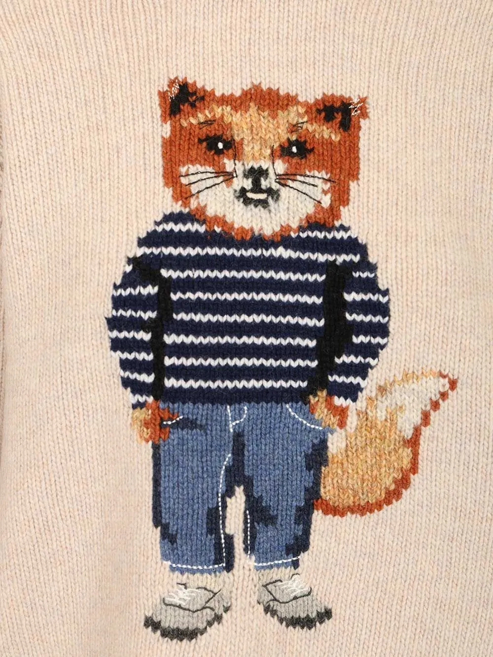 Dressed Fox Intarsia Jumper