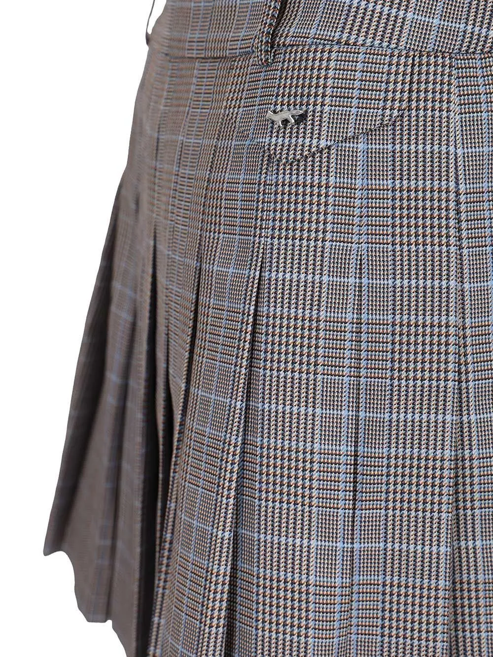Pleated Mini Skirt