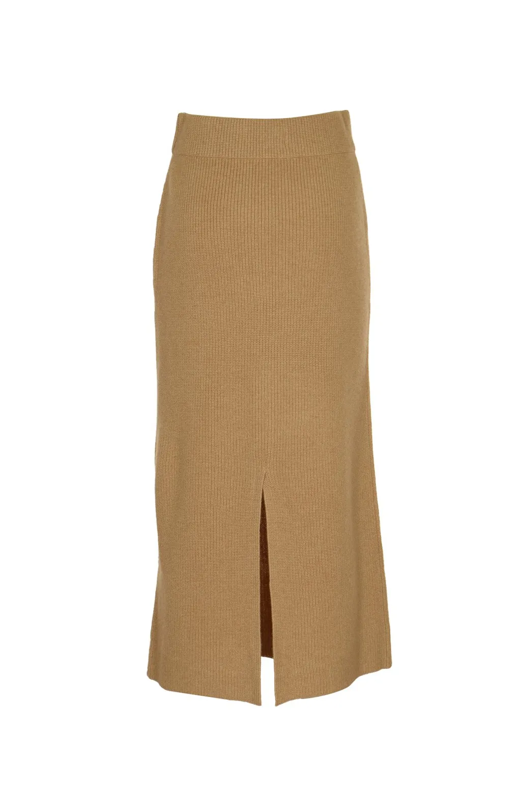 Fox Head Patch Knit Midi Skirt