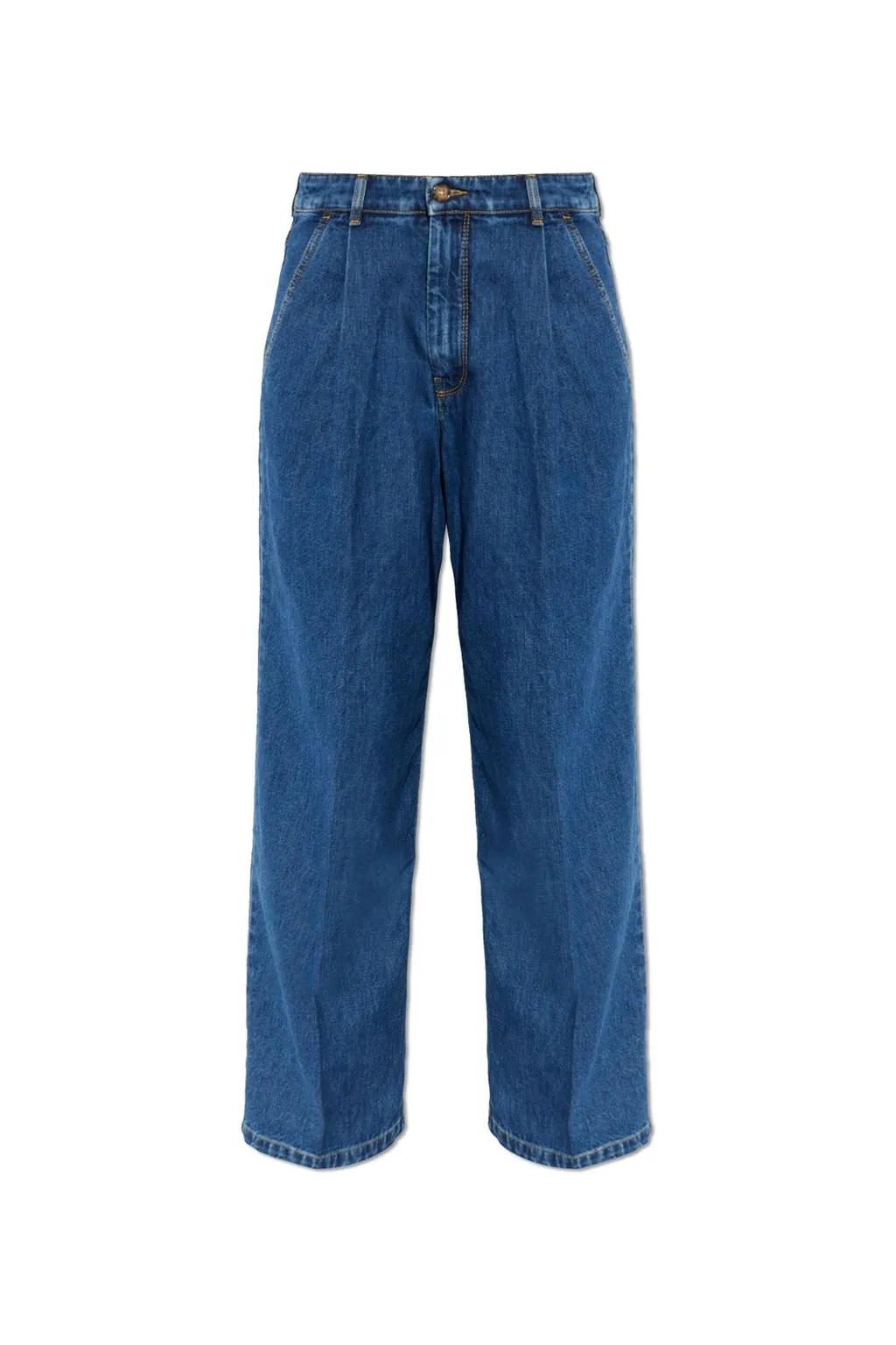 Pleated Jeans