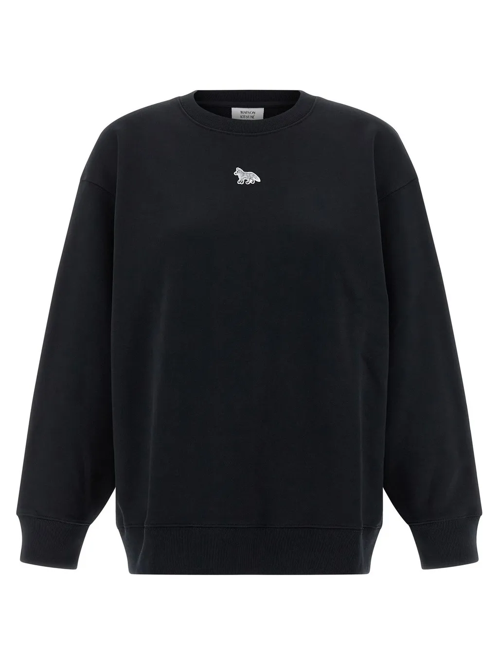 Baby Fox Patch Crewneck Sweatshirt