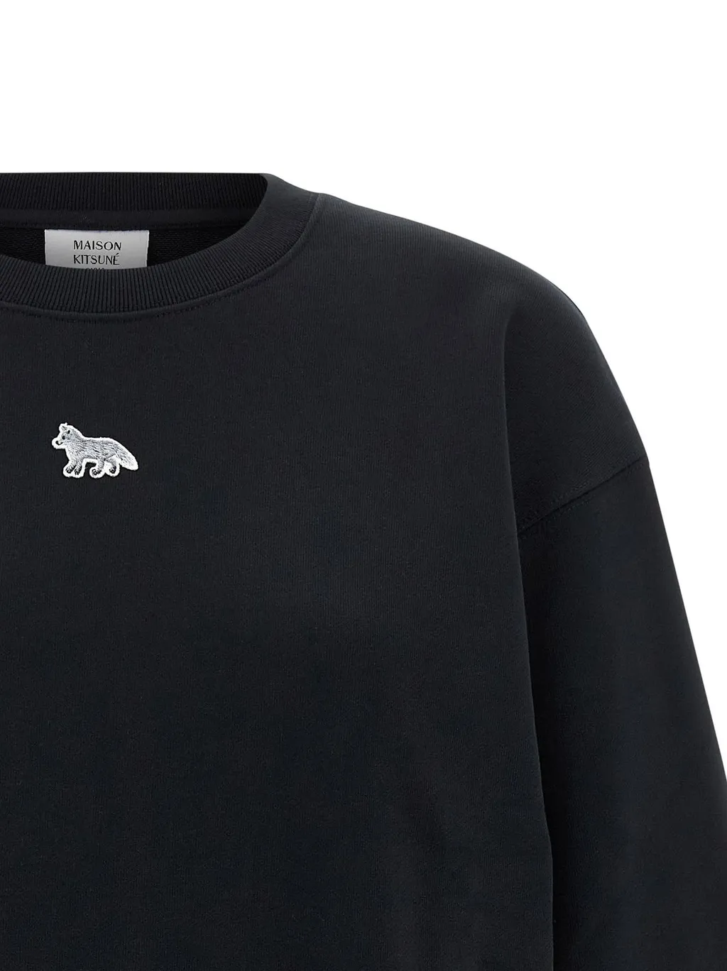 Baby Fox Patch Crewneck Sweatshirt