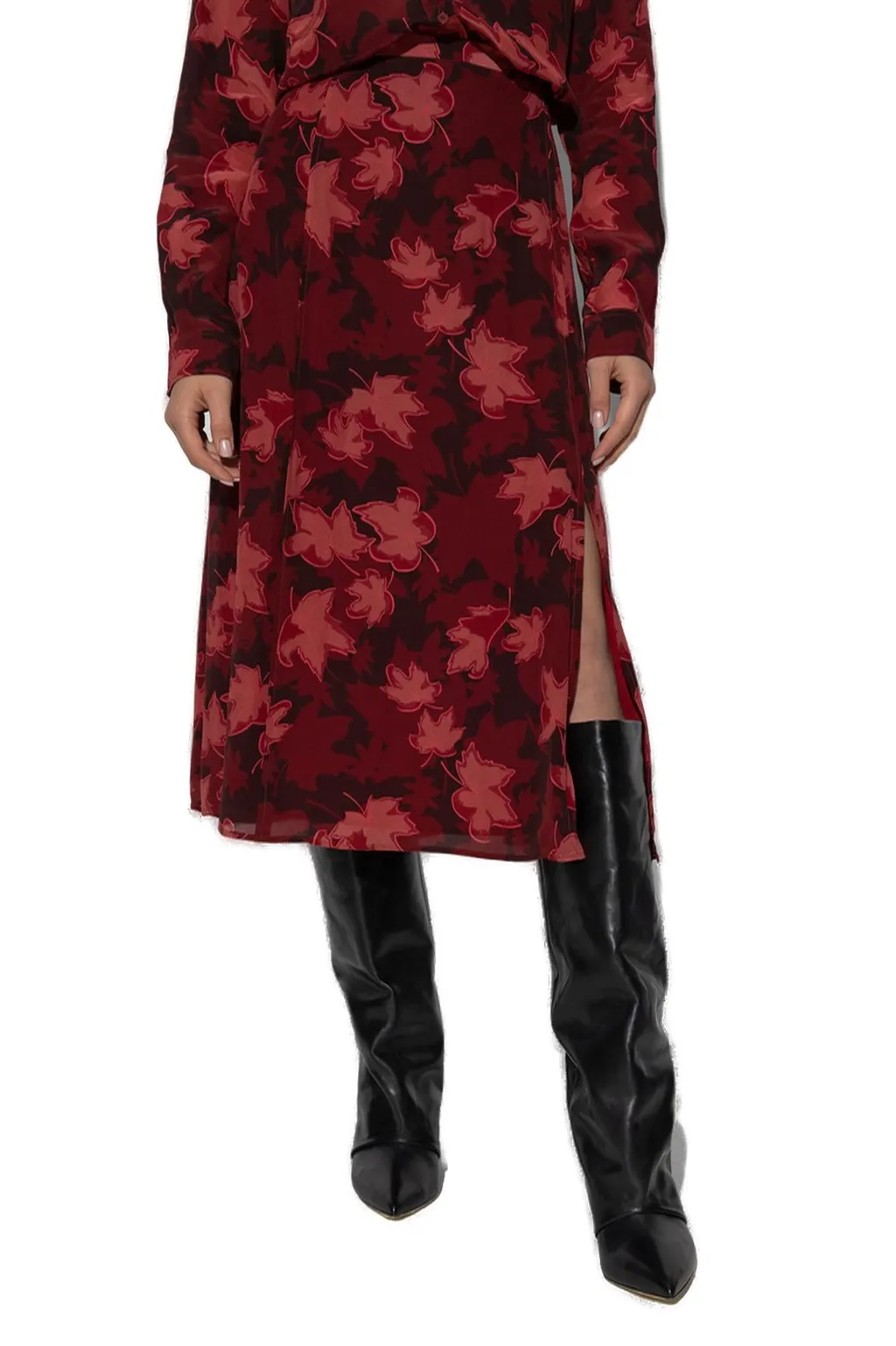 Lip Detail Fluid Skirt