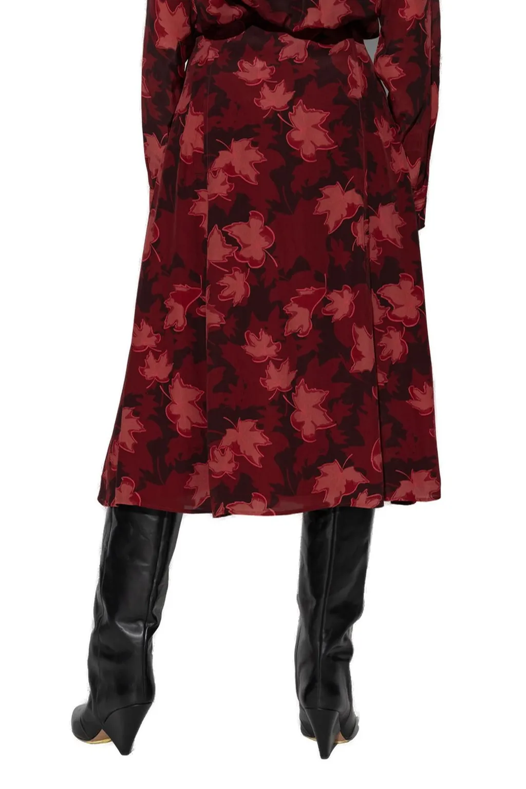 Lip Detail Fluid Skirt