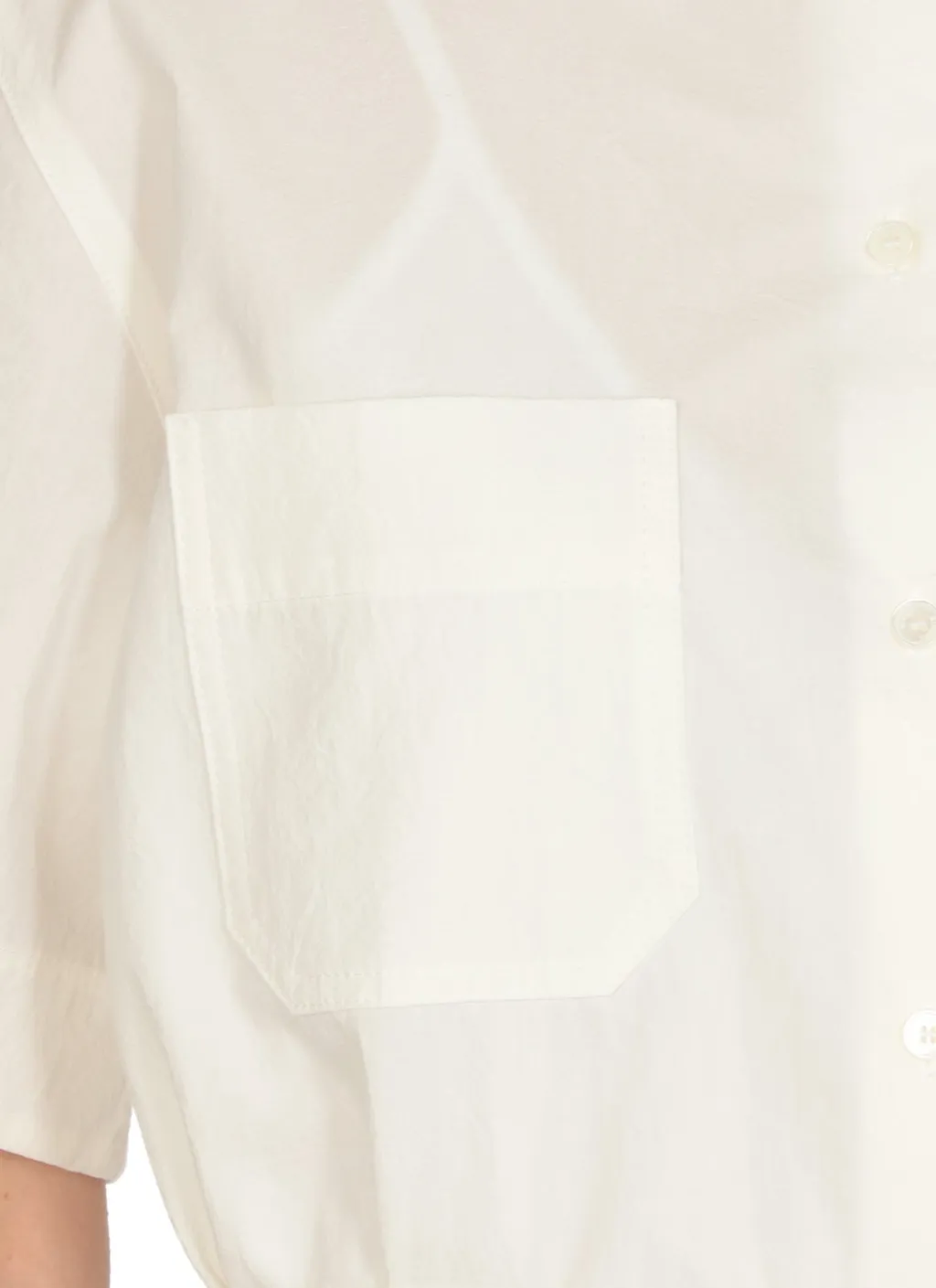 Logo Embroidered Shirt Dress