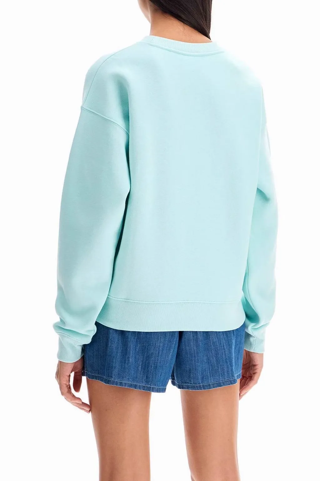 Bold Fox Head Patch Crewneck Sweatshirt