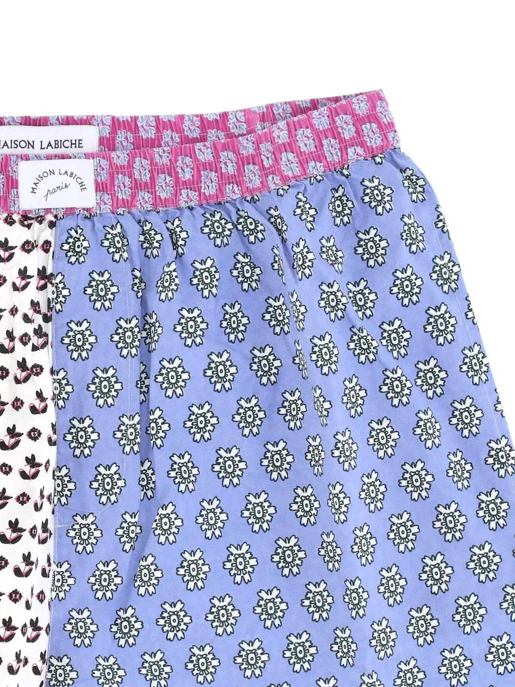 Block Print Patterned Shorts