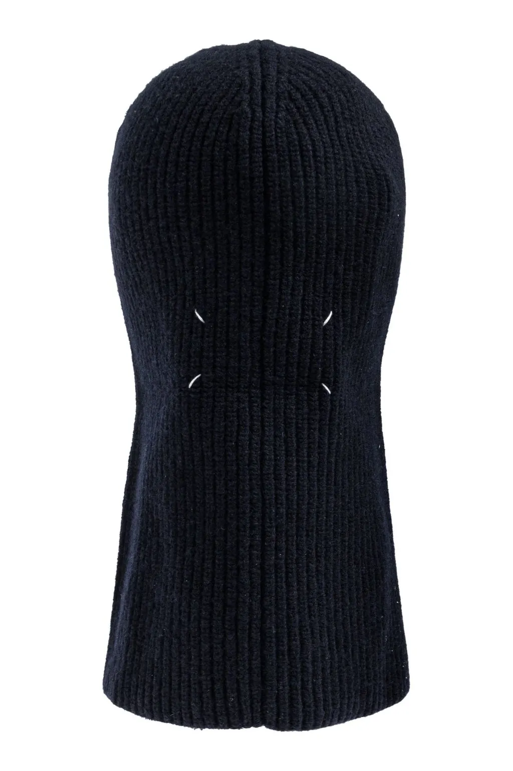 Numbers Patch Knitted Balaclava
