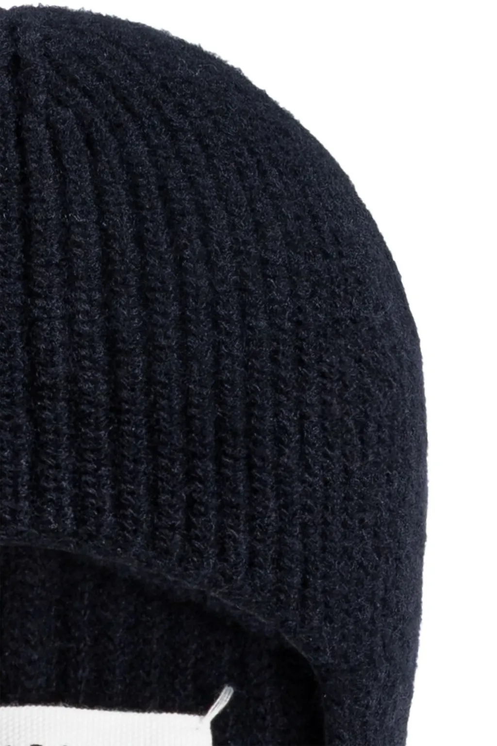 Numbers Patch Knitted Balaclava