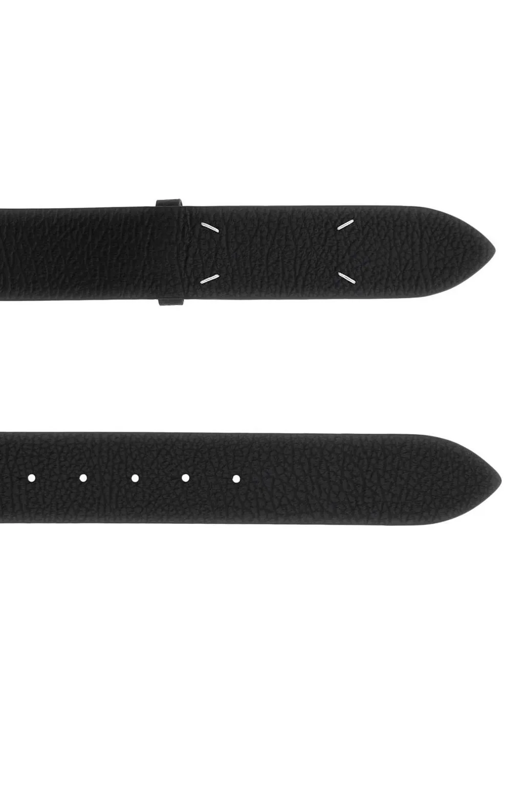 Four-Stitch Logo Detailed Belt