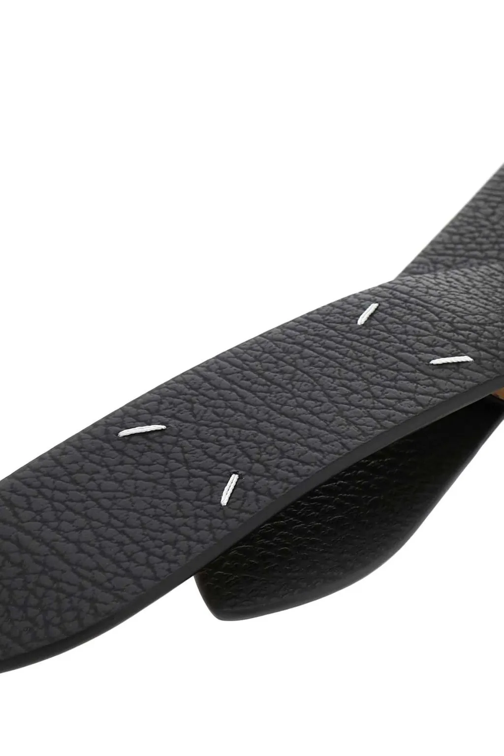 Four-Stitch Logo Detailed Belt