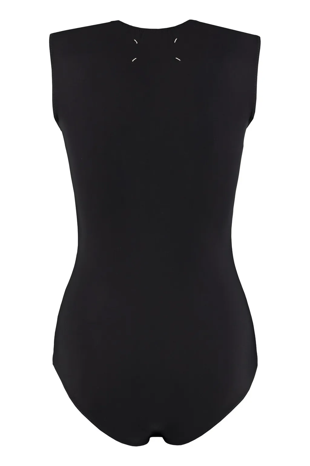 Sleeveless Logo Detailed Bodysuit