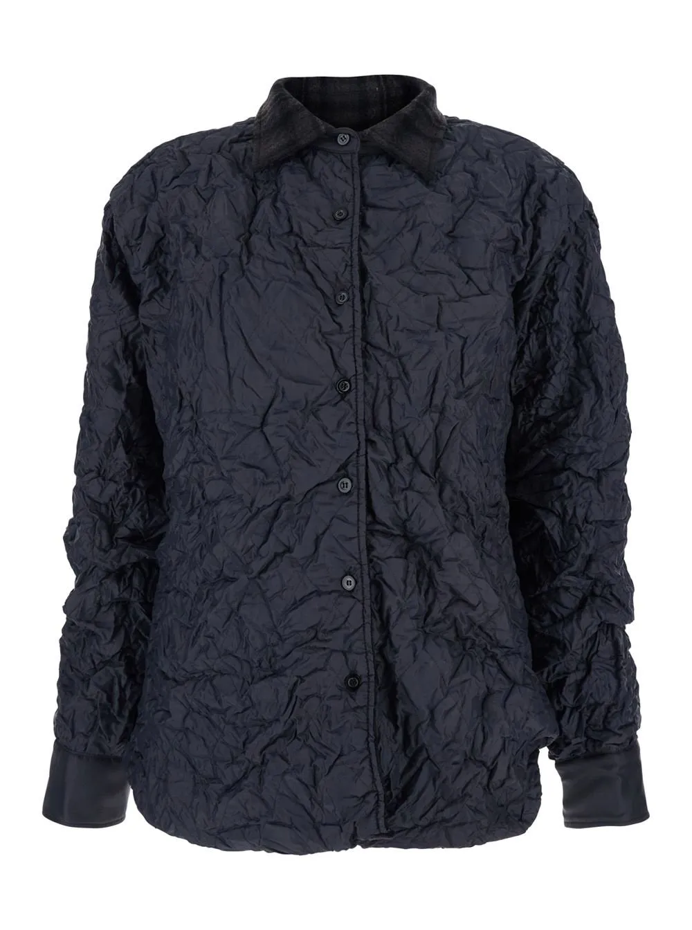 Buttoned Quilted Jacket