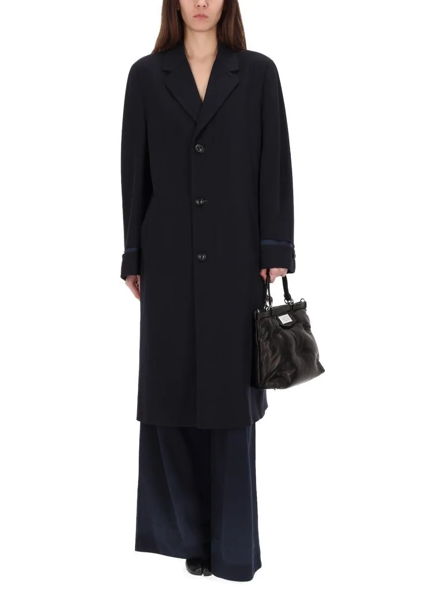 Wide-Leg Pleated Trousers