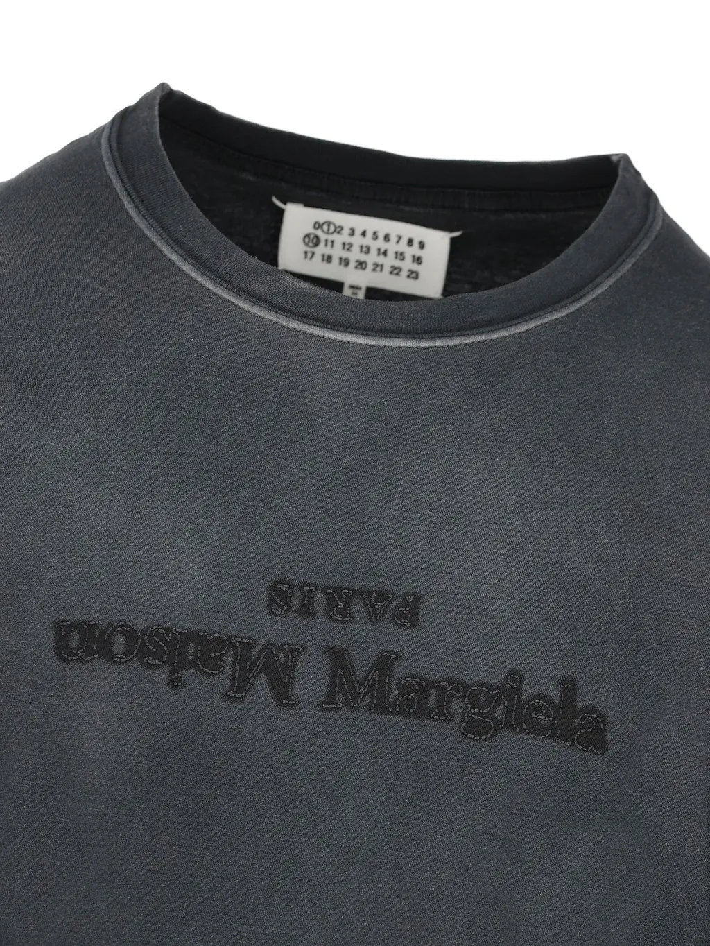 Reverse Logo Detailed Crewneck T-Shirt