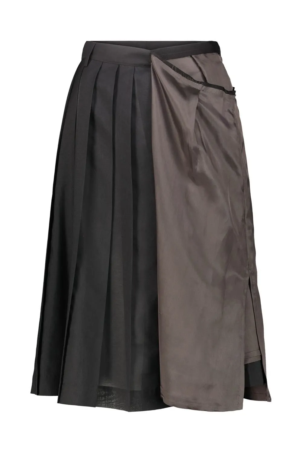 Asymmetric Midi Skirt