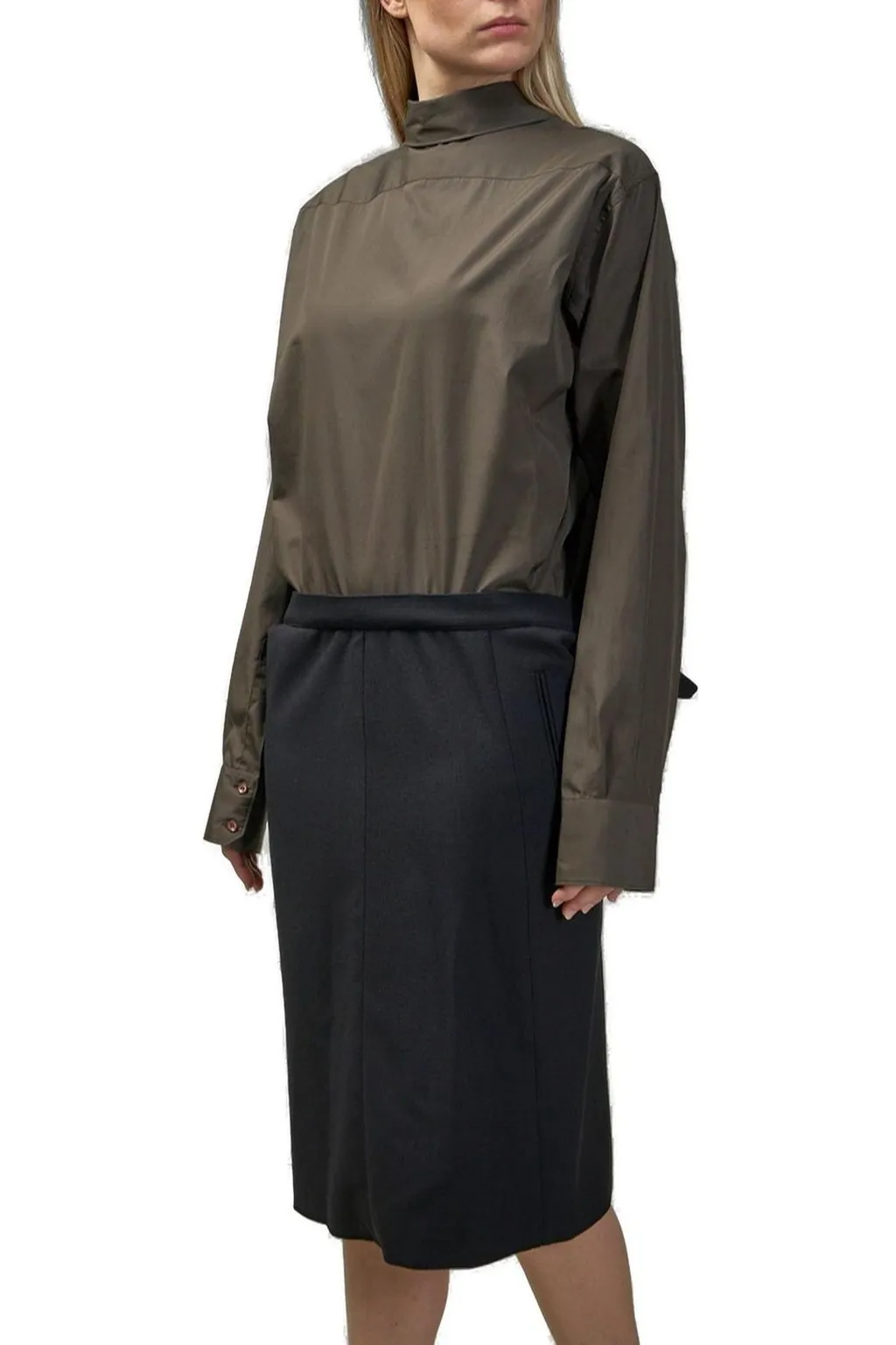 Reversed Shirtdress