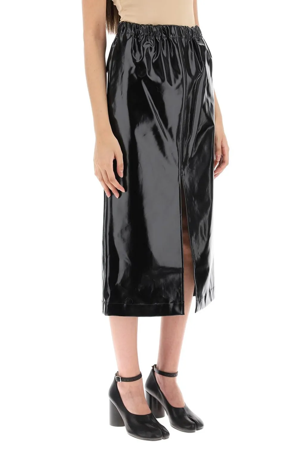 Midirock Front Slit Skirt