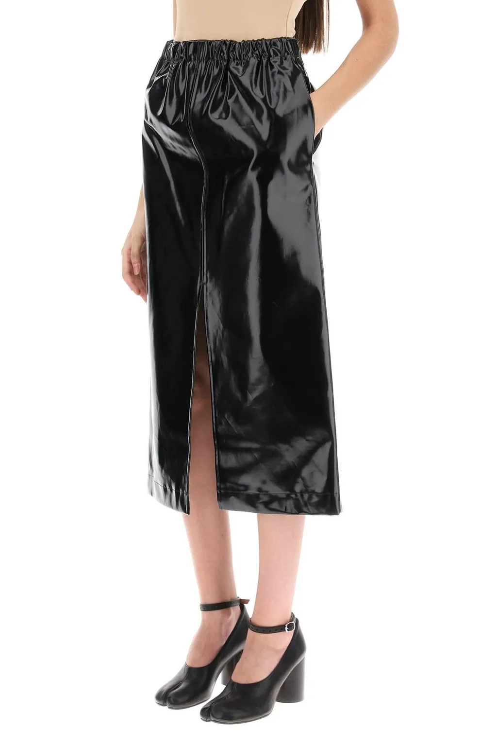 Midirock Front Slit Skirt