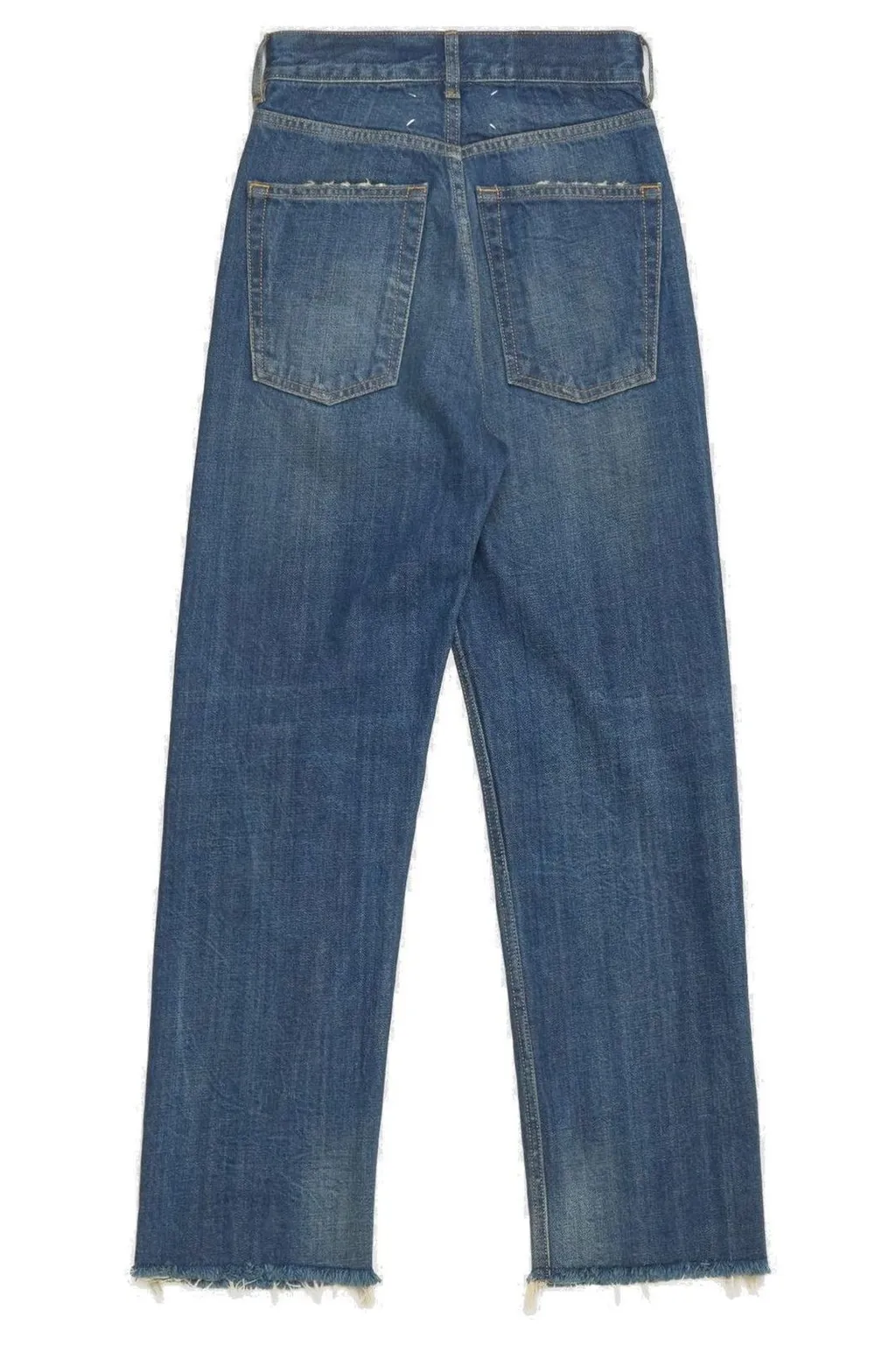 Straight-Leg Denim Jeans