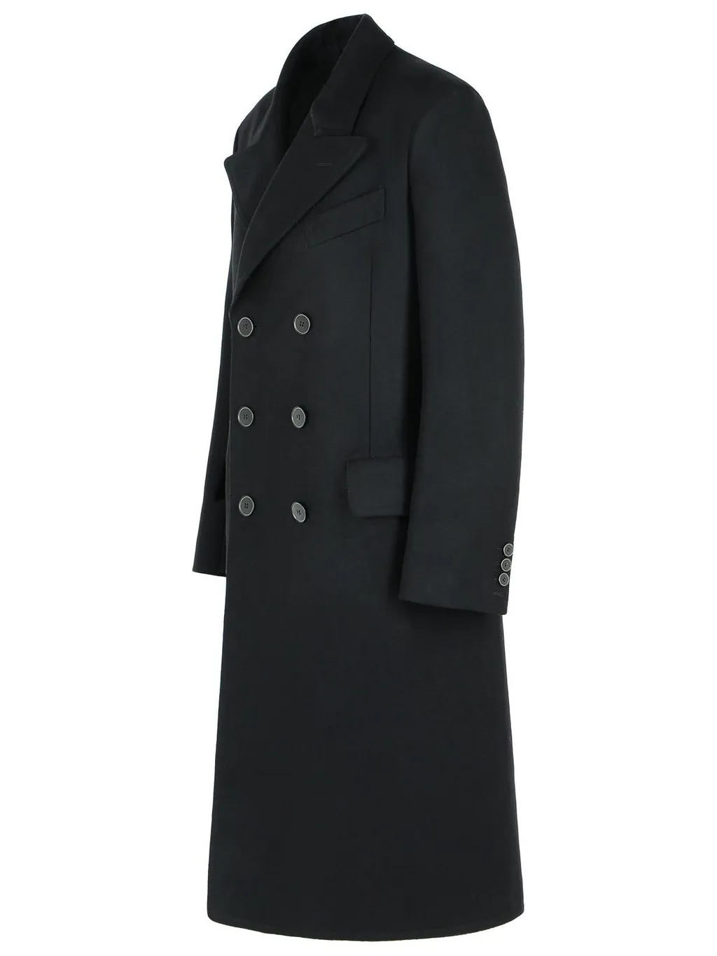 Long Sleeved Double-Breasted Coat