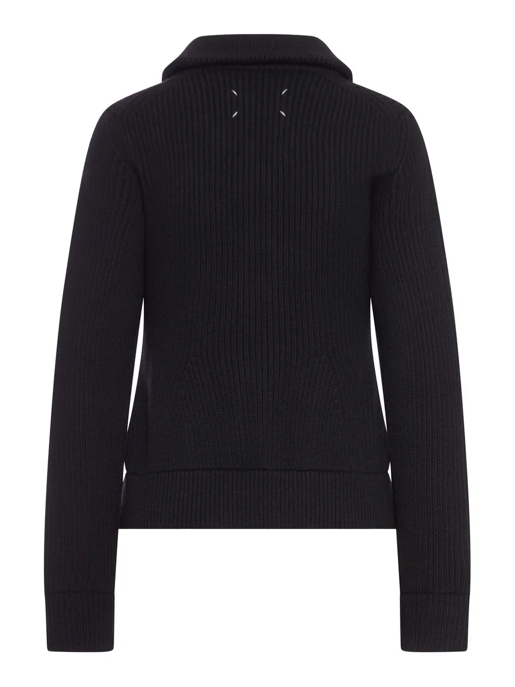 Zip-Up Ribbed Cardigan