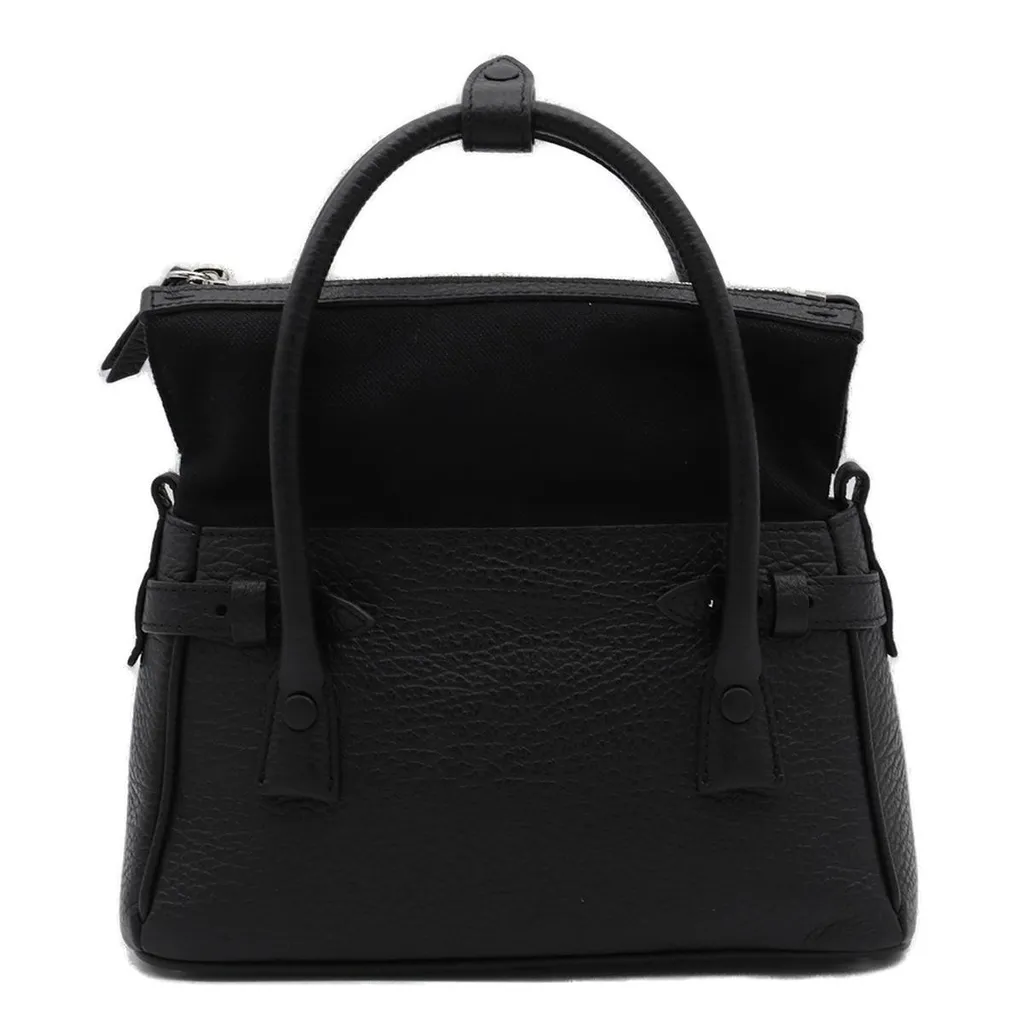 Logo Patch Top Handle Bag