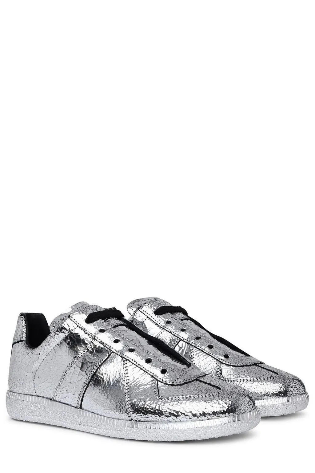Replica Metallic-Effect Sneakers