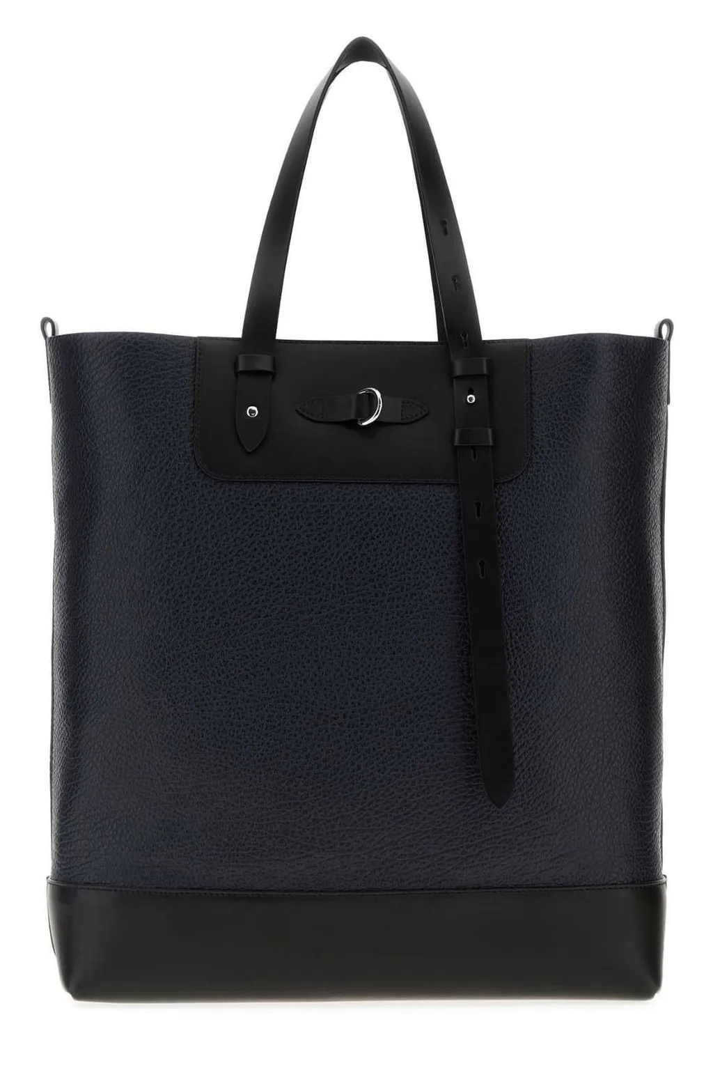 Vertical Logo Printed Tote Bag