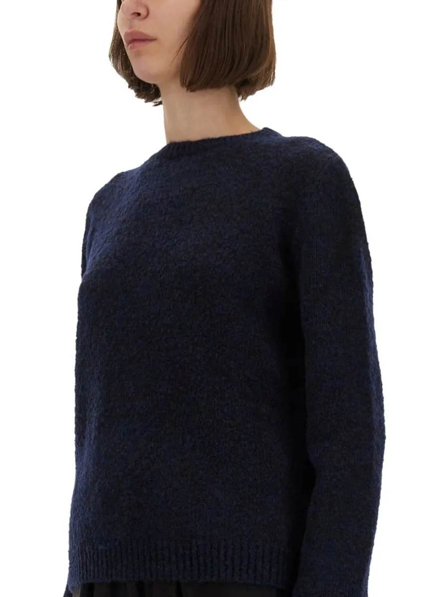 Brushed-Finish Crewneck Jumper