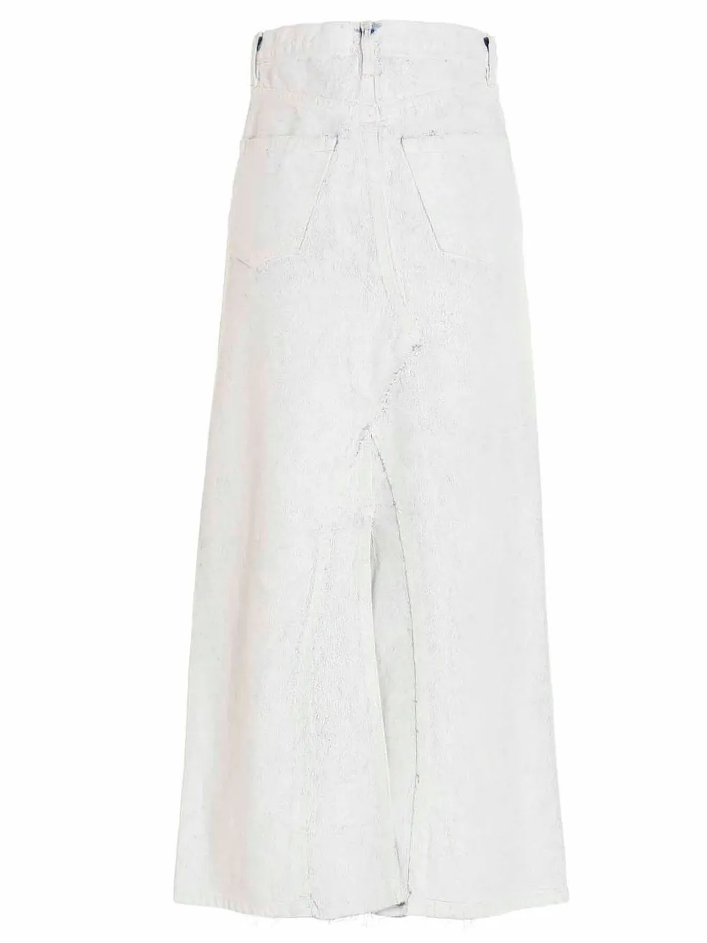 A-Line Midi Denim Skirt
