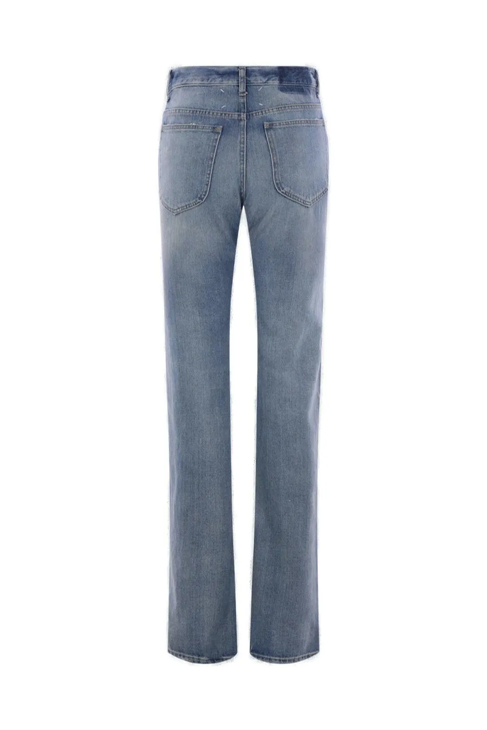 Logo Detailed Straight-Leg Jeans