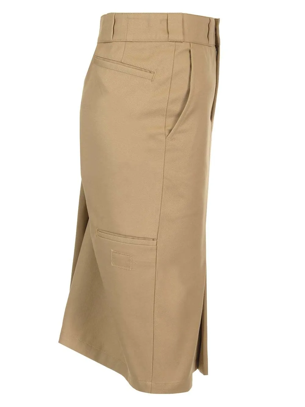 Skater Chino Midi Skirt