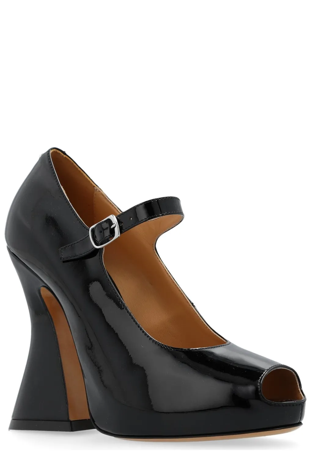 Glossy Mary Jane Pumps