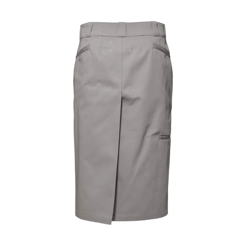 Slit Detailed Midi Skirt
