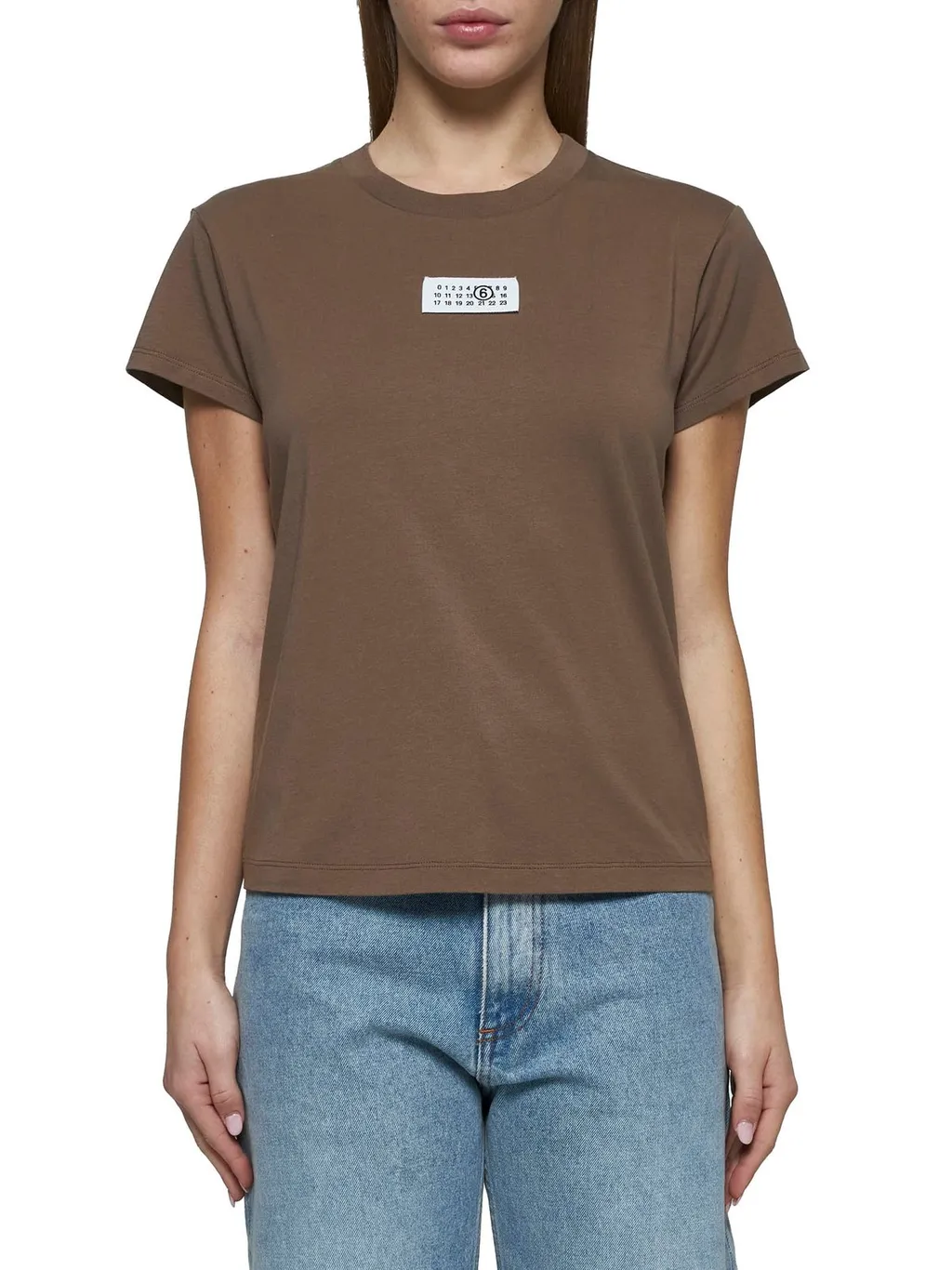 Logo Patch Crewneck T-Shirt