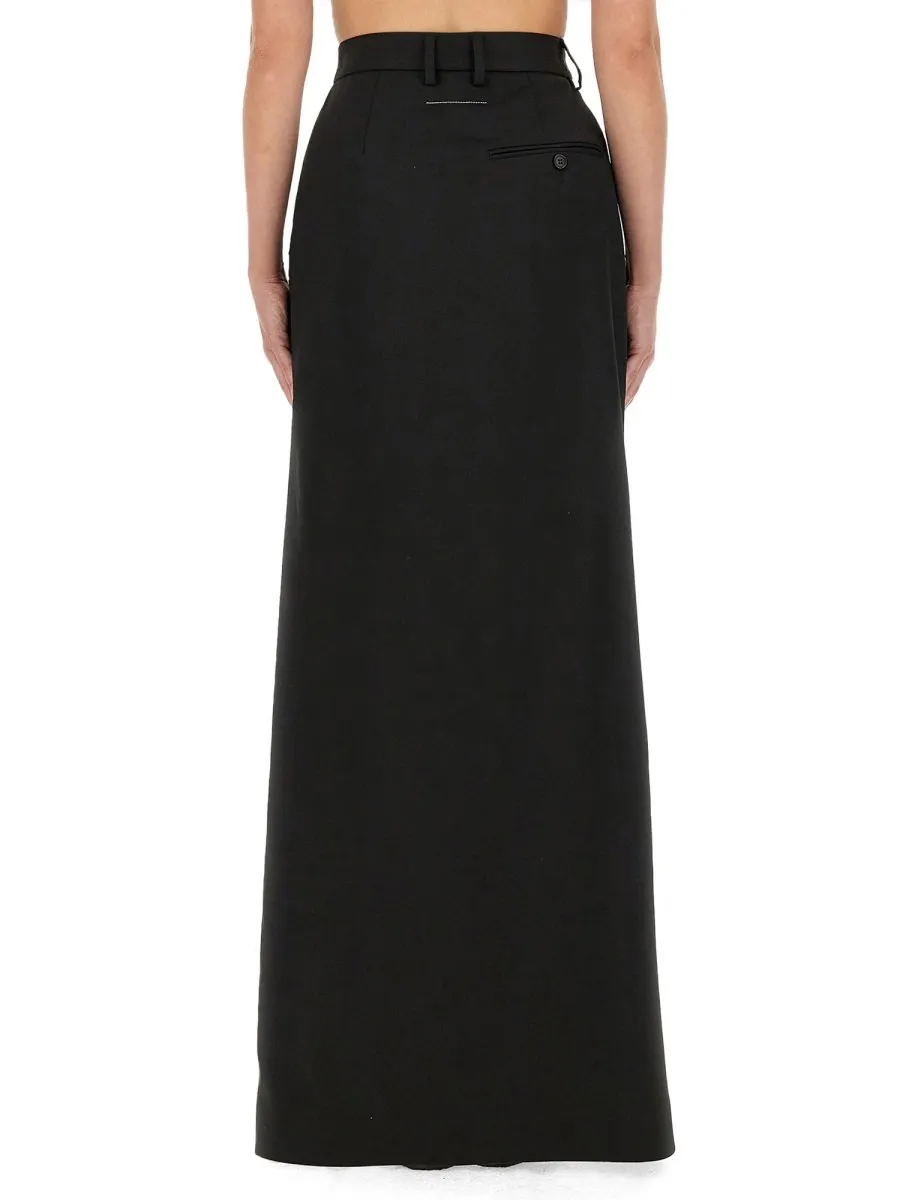 Front Slit Maxi Skirt