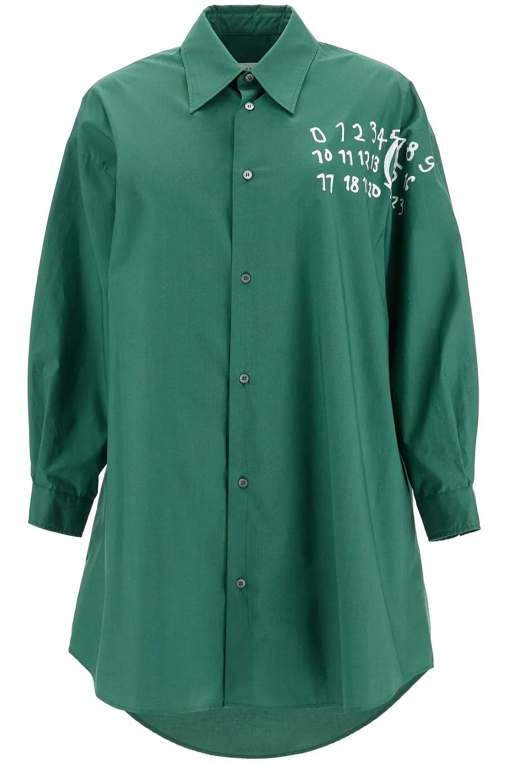 Logo Printed Shirt Dress